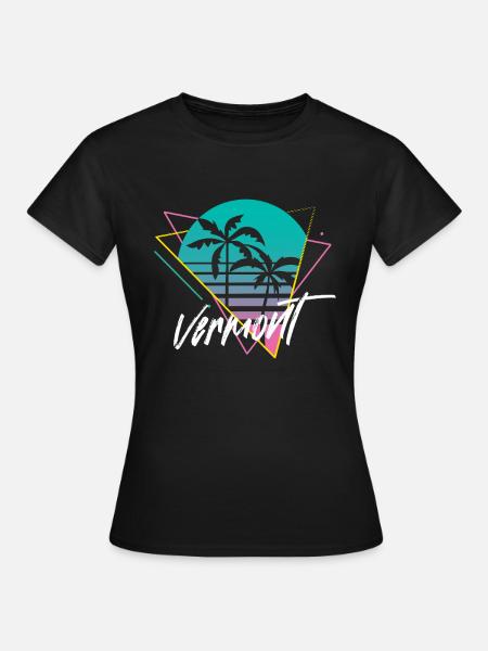 vermont - Frauen T-Shirt - Schwarz