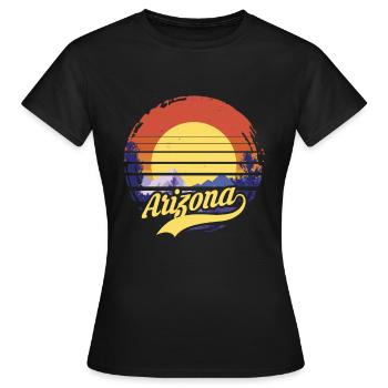 Arizona - T-shirt Femme - noir - Devant - AI Model Female 172 dark (172cm)