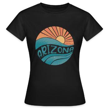 Arizona - T-shirt Femme - noir - Devant - AI Model Female 172 dark (172cm)