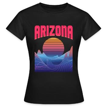 Arizona - T-shirt Femme - noir - Devant - AI Model Female 172 dark (172cm)