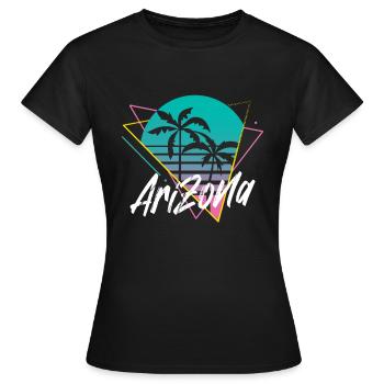 Arizona - T-shirt Femme - noir - Devant - AI Model Female 172 dark (172cm)