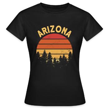 Arizona - T-shirt Femme - noir - Devant - AI Model Female 172 dark (172cm)