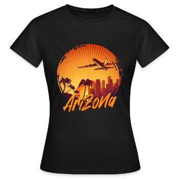 Arizona - T-shirt Femme - noir - Devant - AI Model Female 172 dark (172cm)