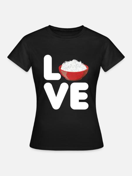 Reis - Frauen T-Shirt - Schwarz