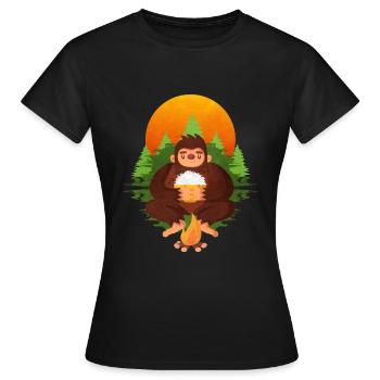 Riz - T-shirt Femme - noir - Devant - AI Model Female 172 dark (172cm)