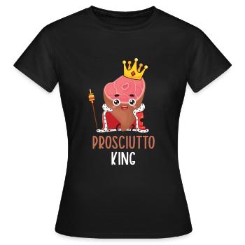 Jambon - T-shirt Femme - noir - Devant - AI Model Female 172 dark (172cm)