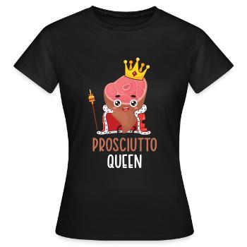 Jambon - T-shirt Femme - noir - Devant - AI Model Female 172 dark (172cm)