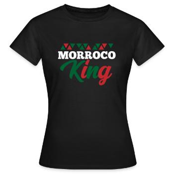 Marokko - Frauen T-Shirt - Schwarz - Vorne - AI Model Female 172 dark (172cm)