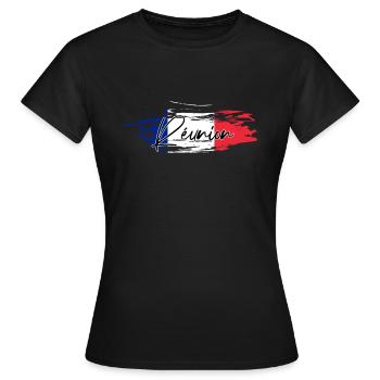 Reunion - Women's T-Shirt - black - Front - AI Model Female 172 dark (172cm)