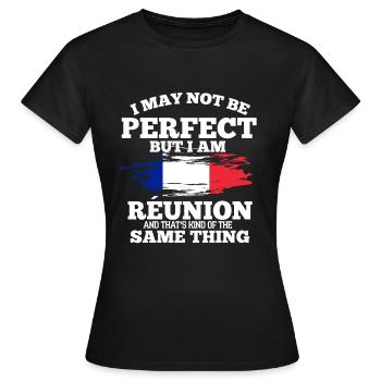 Reunion - Women's T-Shirt - black - Front - AI Model Female 172 dark (172cm)