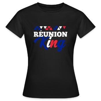 Reunion - Women's T-Shirt - black - Front - AI Model Female 172 dark (172cm)