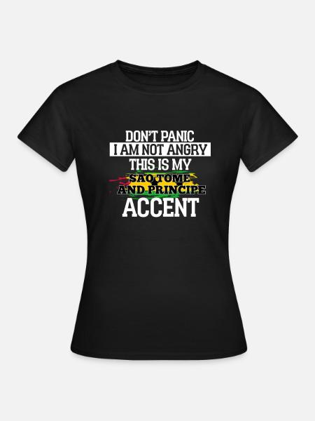 Sao Tome - Frauen T-Shirt - Schwarz