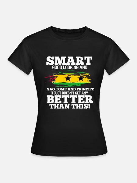 Sao Tome - Frauen T-Shirt - Schwarz