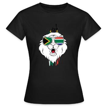 Afrique du Sud - T-shirt Femme - noir - Devant - AI Model Female 172 dark (172cm)
