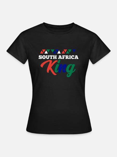 Südafrika - Frauen T-Shirt - Schwarz