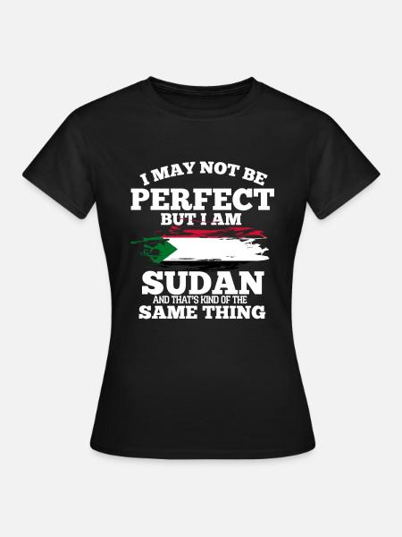 Sudan - Frauen T-Shirt - Schwarz