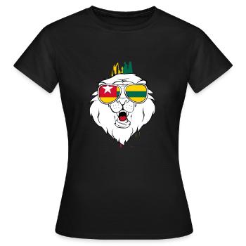Togo - T-shirt Femme - noir - Devant - AI Model Female 172 dark (172cm)