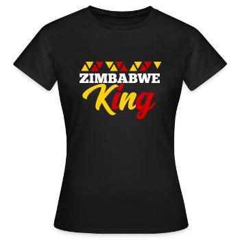 Zimbabwe - Women's T-Shirt - black - Front - AI Model Female 172 dark (172cm)