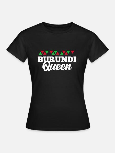 Burundi - Frauen T-Shirt - Schwarz