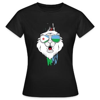 Gabon - Women's T-Shirt - black - Front - AI Model Female 172 dark (172cm)
