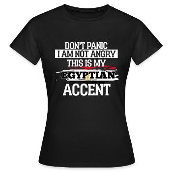 Ethiopia - Women's T-Shirt - black - Front - AI Model Female 172 dark (172cm)