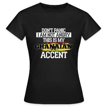 Guinée - T-shirt Femme - noir - Devant - AI Model Female 172 dark (172cm)