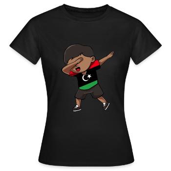 Libya - Women's T-Shirt - black - Front - AI Model Female 172 dark (172cm)