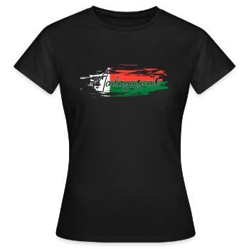 Madagascar - T-shirt Femme - noir - Devant - AI Model Female 172 dark (172cm)