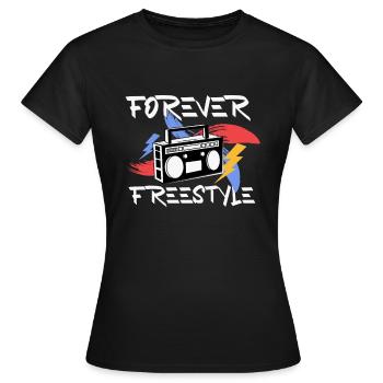 Breakdancing - Frauen T-Shirt - Schwarz - Vorne - AI Model Female 172 dark (172cm)