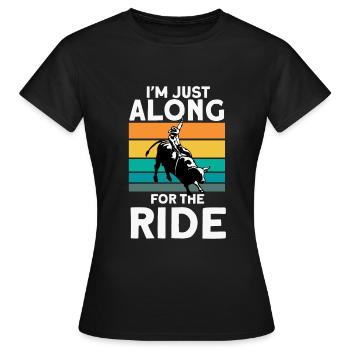 Rodeo - Frauen T-Shirt - Schwarz - Vorne - AI Model Female 172 dark (172cm)