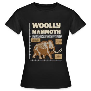 Mammouth - T-shirt Femme - noir - Devant - AI Model Female 172 dark (172cm)