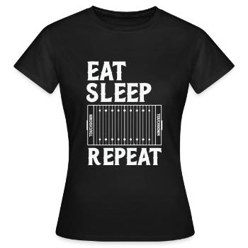 Football américain - T-shirt Femme - noir - Devant - AI Model Female 172 dark (172cm)