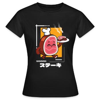 Kiwi - T-shirt Femme - noir - Devant - AI Model Female 172 dark (172cm)