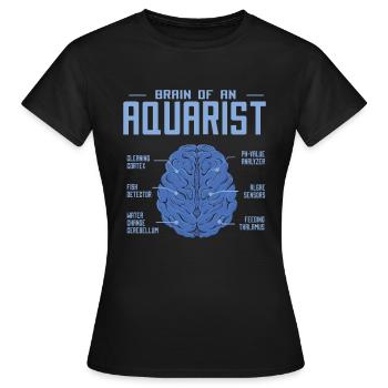 Aquarium - Frauen T-Shirt - Schwarz - Vorne - AI Model Female 172 dark (172cm)