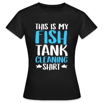 Aquarium - T-shirt Femme - noir - Devant - AI Model Female 172 dark (172cm)