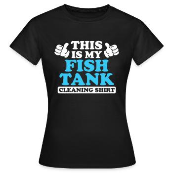 Aquarium - T-shirt Femme - noir - Devant - AI Model Female 172 dark (172cm)