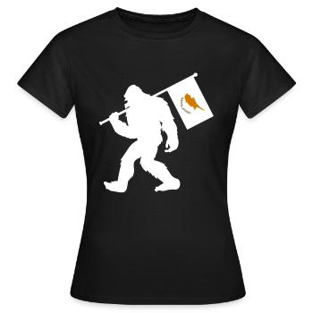Zypern - Frauen T-Shirt - Schwarz - Vorne - AI Model Female 172 dark (172cm)