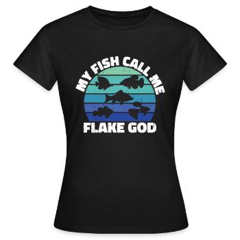 Aquarium - T-shirt Femme - noir - Devant - AI Model Female 172 dark (172cm)