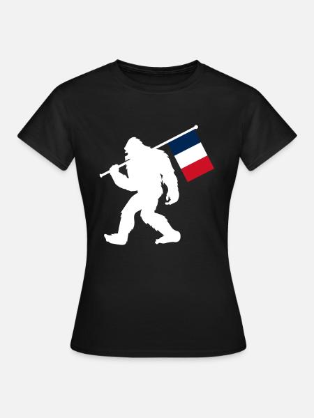 Frankreich - Frauen T-Shirt - Schwarz