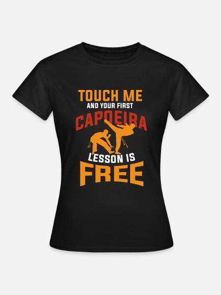Caopeira - Frauen T-Shirt - Schwarz