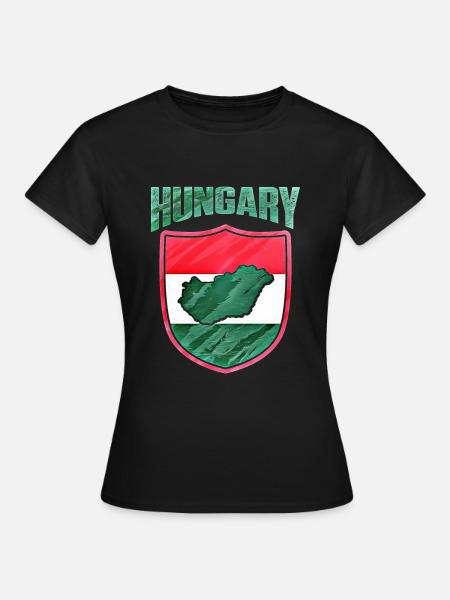 Ungarn - Frauen T-Shirt - Schwarz