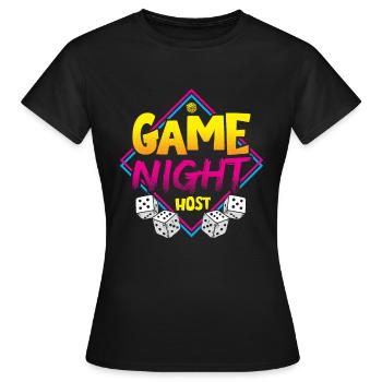 Jeux de société jeu de société cadeau - T-shirt Femme - noir - Devant - AI Model Female 172 dark (172cm)