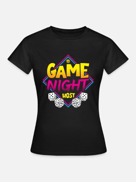 Brettspiele Spielbrett Geschenk - Frauen T-Shirt - Schwarz