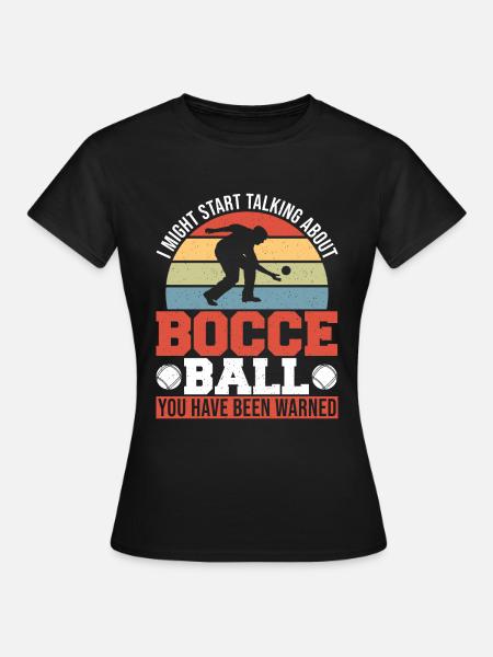 Boccia - Frauen T-Shirt - Schwarz