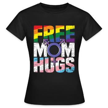 Câlins gratuits pour maman - T-shirt Femme - noir - Devant - AI Model Female 172 dark (172cm)