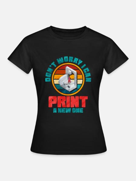3d printing - Frauen T-Shirt - Schwarz
