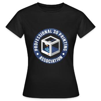 3D Printing - Women's T-Shirt - black - Front - AI Model Female 172 dark (172cm)