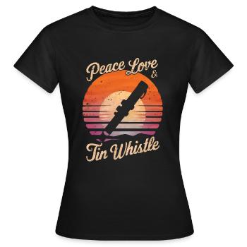 Tin Whistle - Women's T-Shirt - black - Front - AI Model Female 172 dark (172cm)