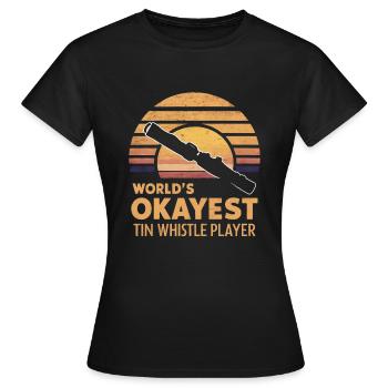 Tin Whistle - Women's T-Shirt - black - Front - AI Model Female 172 dark (172cm)