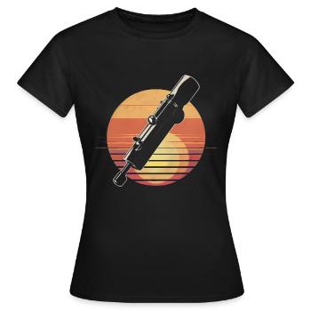Tin Whistle - Women's T-Shirt - black - Front - AI Model Female 172 dark (172cm)